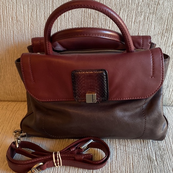 Botkier Burgundy Handbag - Picture 1 of 9